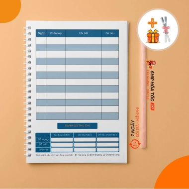 Sổ tay Quản lý chi tiêu - Budget Planner tài chính cá nhân, lập kế hoạch chi phí hiệu quả, giảm giá 69.900 VND