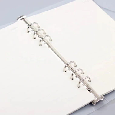 Sổ tay rời lá A5 A6 A7 nạp lại 6 lỗ, chất kết dính, giấy tạp chí, lập kế hoạch bên trong, hàng tuần‑hàng tháng, danh sách việc cần làm, notepad đa năng 4