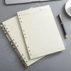 Sổ tay rời lá A5 A6 A7 nạp lại 6 lỗ, chất kết dính, giấy tạp chí, lập kế hoạch bên trong, hàng tuần‑hàng tháng, danh sách việc cần làm, notepad đa năng 6