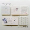 Sổ tay ruột dot grid A5 Vuông Ribbon 2 Crabit Reverie Diary - giảm còn 39.000₫ 5