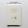 Sổ tay ruột dot grid A5 Vuông Ribbon 2 Crabit Reverie Diary - giảm còn 39.000₫ 10