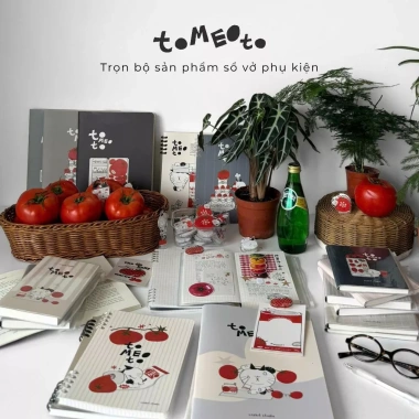 Sổ tay Sketchbook 100 trang vở kẻ ngang Crabit Tomeoto Collection - Giá chỉ 39.000, ghi chép sáng tạo cho học sinh