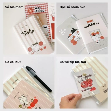 Sổ tay Sketchbook 100 trang vở kẻ ngang Crabit Tomeoto Collection - Giá chỉ 39.000, ghi chép sáng tạo cho học sinh 4 Sổ tay Sketchbook 100 trang vở kẻ ngang Crabit Tomeoto Collection - Giá chỉ 39.000, ghi chép sáng tạo cho học sinh 4