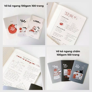 Sổ tay Sketchbook 100 trang vở kẻ ngang Crabit Tomeoto Collection - Giá chỉ 39.000, ghi chép sáng tạo cho học sinh 6 Sổ tay Sketchbook 100 trang vở kẻ ngang Crabit Tomeoto Collection - Giá chỉ 39.000, ghi chép sáng tạo cho học sinh 6