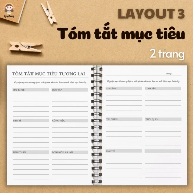 Sổ tay Thiết lập Mục tiêu và Kế hoạch - Goal Planner cho cuộc đời, phát triển bản thân, giá ưu đãi 35.800 VND 5