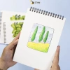 Sổ tay vẽ bút marker gốc cồn 250gsm - Giấy tráng phủ chống thấm, dày dặn, giảm giá 26.000₫ 3