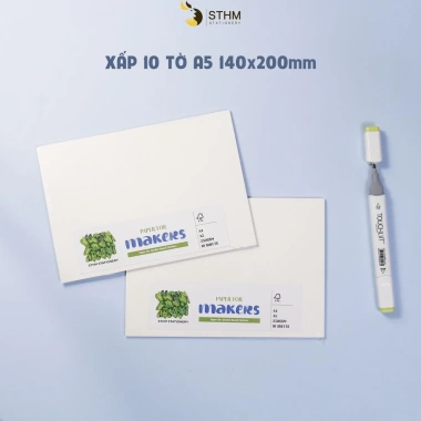 Sổ tay vẽ bút marker gốc cồn 250gsm - Giấy tráng phủ chống thấm, dày dặn, giảm giá 26.000₫ 6