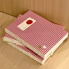 Sổ tay vintage ca rô cà chua, bìa cứng, ruột dày, ghi chép học sinh - 37.120 VND