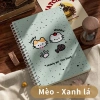 Sổ tay xoắn ốc 120 trang giấy dày, họa tiết động vật dễ thương, bìa PP chống nước - Giá 28.000 VND 6