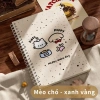 Sổ tay xoắn ốc 120 trang giấy dày, họa tiết động vật dễ thương, bìa PP chống nước - Giá 28.000 VND 8