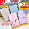 Sổ Tiết Kiệm 100 Ngăn có Khóa Cài - Bìa Da Chống Nước, Nâng Cấp, Tiết Kiệm Tiền Theo Mục Tiêu - Giá 33.600đ