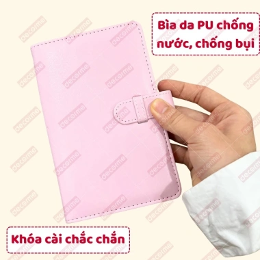 Sổ Tiết Kiệm 100 Ngăn có Khóa Cài - Bìa Da Chống Nước, Nâng Cấp, Tiết Kiệm Tiền Theo Mục Tiêu - Giá 33.600đ 2