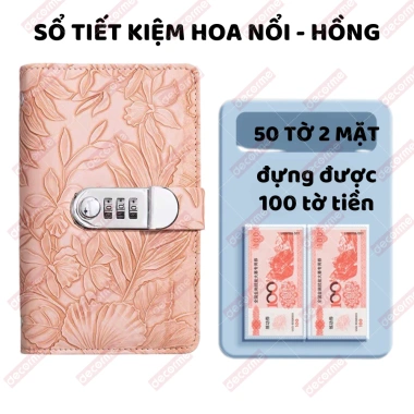 Sổ Tiết Kiệm 100 Ngăn có Khóa Cài - Bìa Da Chống Nước, Nâng Cấp, Tiết Kiệm Tiền Theo Mục Tiêu - Giá 33.600đ 10