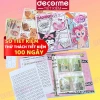 Sổ tiết kiệm 100 ngày DecorMe A5 - Hoạt hình lên kế hoạch tiết kiệm, giá 62.900đ