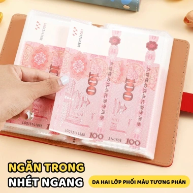 Sổ Tiết Kiệm Capybara Khóa Mật Mã Da PU 100 Tờ - Quản Lý Chi Tiêu An Toàn, Giá 47.500₫