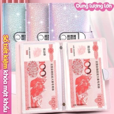 Sổ Tiết Kiệm Đựng Tiền Cao Cấp - Khoá Mini, Kế Hoạch 100 Ngày, Giá 45.000 7 Sổ Tiết Kiệm Đựng Tiền Cao Cấp - Khoá Mini, Kế Hoạch 100 Ngày, Giá 45.000 7