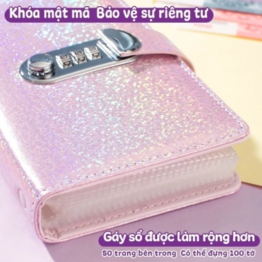 Sổ Tiết Kiệm Đựng Tiền Cao Cấp - Khoá Mini, Kế Hoạch 100 Ngày, Giá 45.000