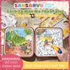 Sổ tô màu nước ma thuật cho bé - Tiệm Nhà Mía, kèm sticker, rèn luyện tư duy, chỉ 69.900đ 2