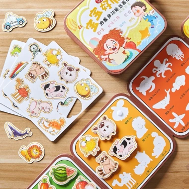 Sổ tô màu nước ma thuật cho bé - Tiệm Nhà Mía, kèm sticker, rèn luyện tư duy, chỉ 69.900đ