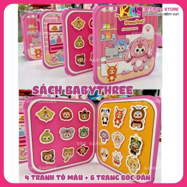 Sổ Tô Màu Nước Ma Thuật Tự Xóa Babythree - Nhiều Chủ Đề, Tranh Vẽ Bé, 74.900₫ 9