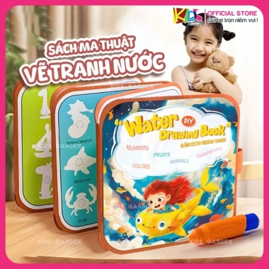 Sổ Tô Màu Nước Ma Thuật Tự Xóa Babythree - Nhiều Chủ Đề, Tranh Vẽ Bé, 74.900₫ 10