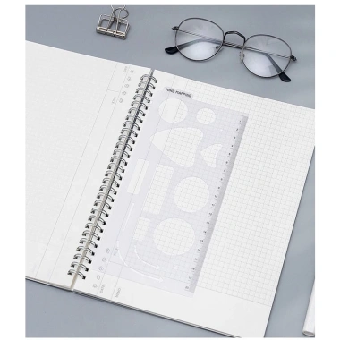 Sổ vẽ kế hoạch, mindmap, thước vẽ + note 5 màu cao cấp - giảm giá 22% chỉ 76.000₫