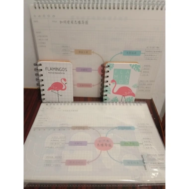 Sổ vẽ kế hoạch, mindmap, thước vẽ + note 5 màu cao cấp - giảm giá 22% chỉ 76.000₫
