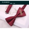 Sọc Kim Loại 6x12CM Cao Cấp Nam Polyester - Thắt Nơ và Thắt Lưng Cho Chú Chổi Cưới, Kinh Doanh, Cà Vạt 10