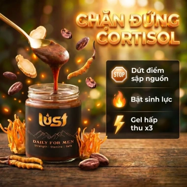 Socola Gel Lust Daily 210g - Năng lượng tăng tốc, hỗ trợ tập luyện, giá ưu đãi 269k