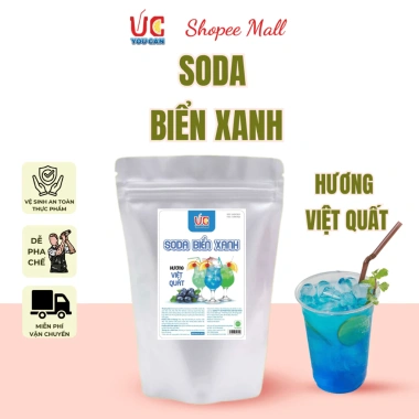 Soda Biển Xanh 500gr YouCan - Pha 25 cốc, không cần siro, không cần gas, vị thơm ngon Soda Biển Xanh 500gr YouCan - Pha 25 cốc, không cần siro, không cần gas, vị thơm ngon