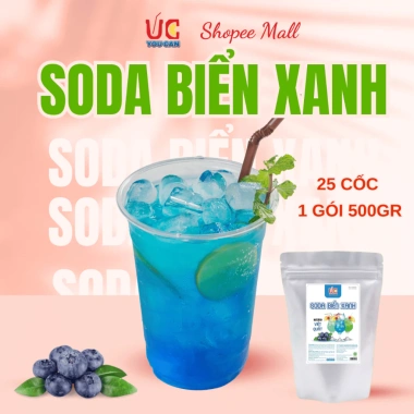 Soda Biển Xanh 500gr YouCan - Pha 25 cốc, không cần siro, không cần gas, vị thơm ngon