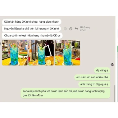 Soda Biển Xanh 500gr YouCan - Pha 25 cốc, không cần siro, không cần gas, vị thơm ngon