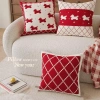 Sofa màu đỏ, vỏ gối tháo rời giặt được, tựa lưng ngựa, giảm giá 45.401 VND 8