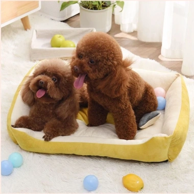 Sofa Thú Cưng Tổ Siêu Mềm Ngắn Lông Tơ, Vải Chống Dính, Giặt 4 Mùa, Đa Năng Mèo & Chó Lớn