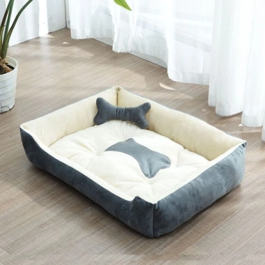 Sofa Thú Cưng Tổ Siêu Mềm Ngắn Lông Tơ, Vải Chống Dính, Giặt 4 Mùa, Đa Năng Mèo & Chó Lớn