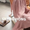 Sofa và Chăn Bắc Âu Ins - Dệt kim, bóng len, phù hợp văn phòng, ngủ, giải trí, giá ưu đãi 246.913 VND 9