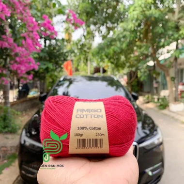Sợi Amigo Craft Yarn VN 100% Cotton cuộn 100gr - Giá chỉ 48.400 đồng, giảm tới 21%, mềm mịn, thích hợp thêu và dệt 9 Sợi Amigo Craft Yarn VN 100% Cotton cuộn 100gr - Giá chỉ 48.400 đồng, giảm tới 21%, mềm mịn, thích hợp thêu và dệt 9