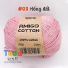 Sợi Amigo Craft Yarn VN 100% Cotton cuộn 100gr - Giá chỉ 48.400 đồng, giảm tới 21%, mềm mịn, thích hợp thêu và dệt 11