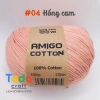 Sợi Amigo Craft Yarn VN 100% Cotton cuộn 100gr - Giá chỉ 48.400 đồng, giảm tới 21%, mềm mịn, thích hợp thêu và dệt 12