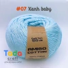 Sợi Amigo Craft Yarn VN 100% Cotton cuộn 100gr - Giá chỉ 48.400 đồng, giảm tới 21%, mềm mịn, thích hợp thêu và dệt 15