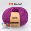 Sợi Amigo Craft Yarn VN 100% Cotton cuộn 100gr - Giá chỉ 48.400 đồng, giảm tới 21%, mềm mịn, thích hợp thêu và dệt 21