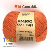 Sợi Amigo Craft Yarn VN 100% Cotton cuộn 100gr - Giá chỉ 48.400 đồng, giảm tới 21%, mềm mịn, thích hợp thêu và dệt 22