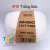 Sợi Amigo Craft Yarn VN 100% Cotton cuộn 100gr - Giá chỉ 48.400 đồng, giảm tới 21%, mềm mịn, thích hợp thêu và dệt 27