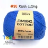Sợi Amigo Craft Yarn VN 100% Cotton cuộn 100gr - Giá chỉ 48.400 đồng, giảm tới 21%, mềm mịn, thích hợp thêu và dệt 34