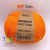 Sợi Amigo Craft Yarn VN 100% Cotton cuộn 100gr - Giá chỉ 48.400 đồng, giảm tới 21%, mềm mịn, thích hợp thêu và dệt 35
