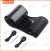 Sợi Carbon Bọc Vô Lăng Ô Tô 36-38CM DIY Khâu Tay Da PU Bảo Vệ Bện Bao 7