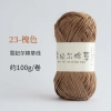 Sợi cỏ Chiffel 100g cotton Xuefeier - Dễ móc mũ nón, túi xách, giảm giá 22% 42