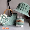Sợi cọ giấy Airy Craft Yarn siêu nhẹ 45g - Móc túi mũ nhanh, giá 39.600 VND 4