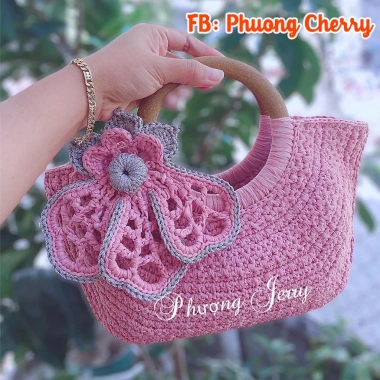 Sợi cọ giấy Airy Craft Yarn siêu nhẹ 45g - Móc túi mũ nhanh, giá 39.600 VND 5 Sợi cọ giấy Airy Craft Yarn siêu nhẹ 45g - Móc túi mũ nhanh, giá 39.600 VND 5