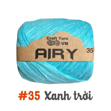 Sợi cọ giấy Airy Craft Yarn siêu nhẹ 45g - Móc túi mũ nhanh, giá 39.600 VND 39 Sợi cọ giấy Airy Craft Yarn siêu nhẹ 45g - Móc túi mũ nhanh, giá 39.600 VND 39